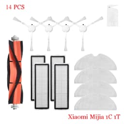 For Xiaomi Mijia 1C STYTJ01ZHM Robot Vacuum Cleaner Hepa Filter Main Side Brush Mop Cloth Spare Part Repalcement Accessories