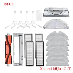 For Xiaomi Mijia 1C STYTJ01ZHM Robot Vacuum Cleaner Hepa Filter Main Side Brush Mop Cloth Spare Part Repalcement Accessories