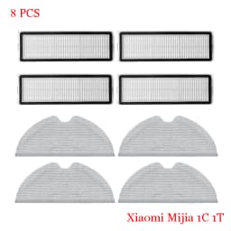 For Xiaomi Mijia 1C STYTJ01ZHM Robot Vacuum Cleaner Hepa Filter Main Side Brush Mop Cloth Spare Part Repalcement Accessories