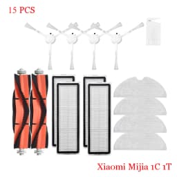 For Xiaomi Mijia 1C STYTJ01ZHM Robot Vacuum Cleaner Hepa Filter Main Side Brush Mop Cloth Spare Part Repalcement Accessories