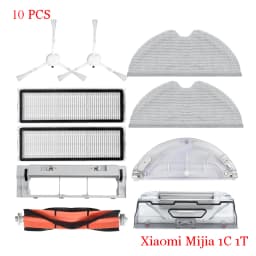 For Xiaomi Mijia 1C STYTJ01ZHM Robot Vacuum Cleaner Hepa Filter Main Side Brush Mop Cloth Spare Part Repalcement Accessories