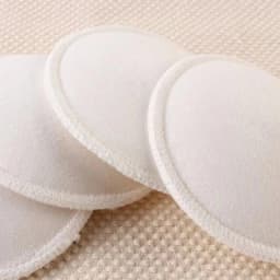 4pcs/bag White Soft Absorbent Cotton Washable Reusable Breastfeeding Breast Nursing Pads Wholesale