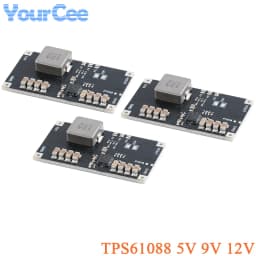 5pcs/1pc TPS61088 DC High Power Lithium Battery Step Up Boost Board Power Supply Module 5V 9V 12V 10A 1MHz Switch Frequency PCB