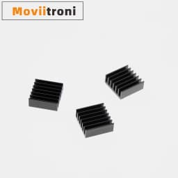 10pcs Aluminum Computer Cooler Radiator Heatsink 14x14x6mm Heat sink for Electronic Chip Heat dissipation Cooling Pads with Tape