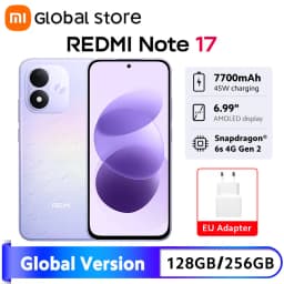 Global Version Xiaomi Redmi Note 17 4G Smartphone 128GB / 256GB ROM 50MP 6.99" FHD+ AMOLED Display Snapdragon® 6s 4G Gen  2