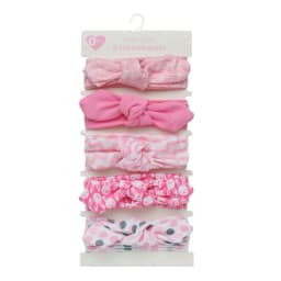 5Pcs/Lot Rabbit Ear Baby Headbands For Newborn Boys Girls Cotton Elastic Hair Bands Kids Hair Tie Bows Knot Headwraps Headwear
