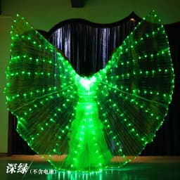 Ruoru Alas Angle LED Wings Adult Children Costume Cape Circus Led Light Luminous Costumes Party Show Led Isis Wings Dancewear