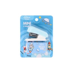 Cartoon Stapler Mini Stapler Set Cute Student Stationery Bookbinding Machine Test Paper Stapler School Gift Office Accessories