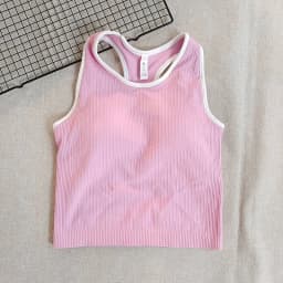 Sports Short Vest Sleeveless, Breathable, Sweat-Absorbent, Wearing Running and Fitness Training Yoga Clothes.