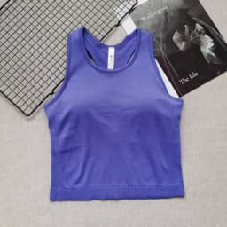 Sports Short Vest Sleeveless, Breathable, Sweat-Absorbent, Wearing Running and Fitness Training Yoga Clothes.