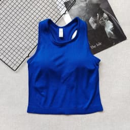 Sports Short Vest Sleeveless, Breathable, Sweat-Absorbent, Wearing Running and Fitness Training Yoga Clothes.