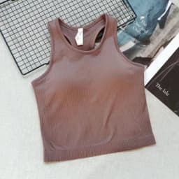 Sports Short Vest Sleeveless, Breathable, Sweat-Absorbent, Wearing Running and Fitness Training Yoga Clothes.
