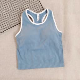 Sports Short Vest Sleeveless, Breathable, Sweat-Absorbent, Wearing Running and Fitness Training Yoga Clothes.