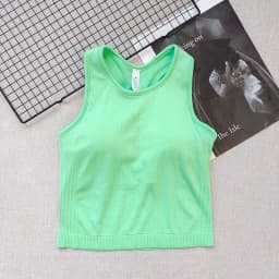 Sports Short Vest Sleeveless, Breathable, Sweat-Absorbent, Wearing Running and Fitness Training Yoga Clothes.