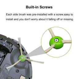 Side Brush for iRobot Roomba i and e Series i7, i7+ Plus, i8, i3, i6+/Plus, E5, E6, E7, 5150, 6198, 7150, 7550 Robot Vacuums