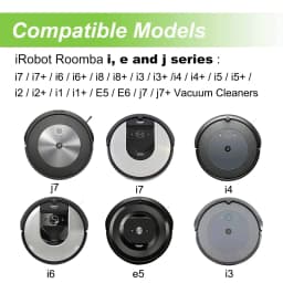 Side Brush for iRobot Roomba i and e Series i7, i7+ Plus, i8, i3, i6+/Plus, E5, E6, E7, 5150, 6198, 7150, 7550 Robot Vacuums