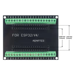 ESP32 ESP8266 Expansion Board Module for ESP32 Development Board 30Pin 38Pin GPIO 1 into 2