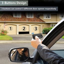 3 IN 1 Multi Frequency Garage Door / Gate Remote Control Duplicator 280-868MHz Electronic Gate Control Opener Transmitter Clone