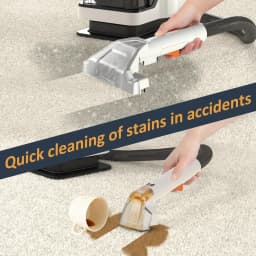 OMESER W05 Handheld Carpet Cleaner 750W 15Kpa Corded Spot Clean Machine Wet Fabric Carpet Sofa Cleaning Pet Portable Car