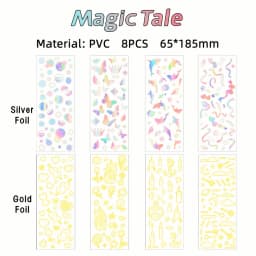 KPop Stickers Galore: The Ultimate Collection of Cute Aesthetic & Sparkly Korean Stickers for Toploader Deco Journaling & More