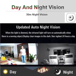 JIENUO 5MP Wifi Camera IP 128G Outdoor Waterproof Wireless NightVision 32G 64G Security Surveillance 1080P Onvif Home Cam CamHi