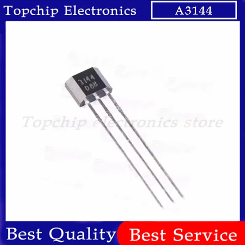 10/50pcs A3144 A3144E A3144EUA OH3144E 44E 3144 TO-92S Hall Effect Sensor
