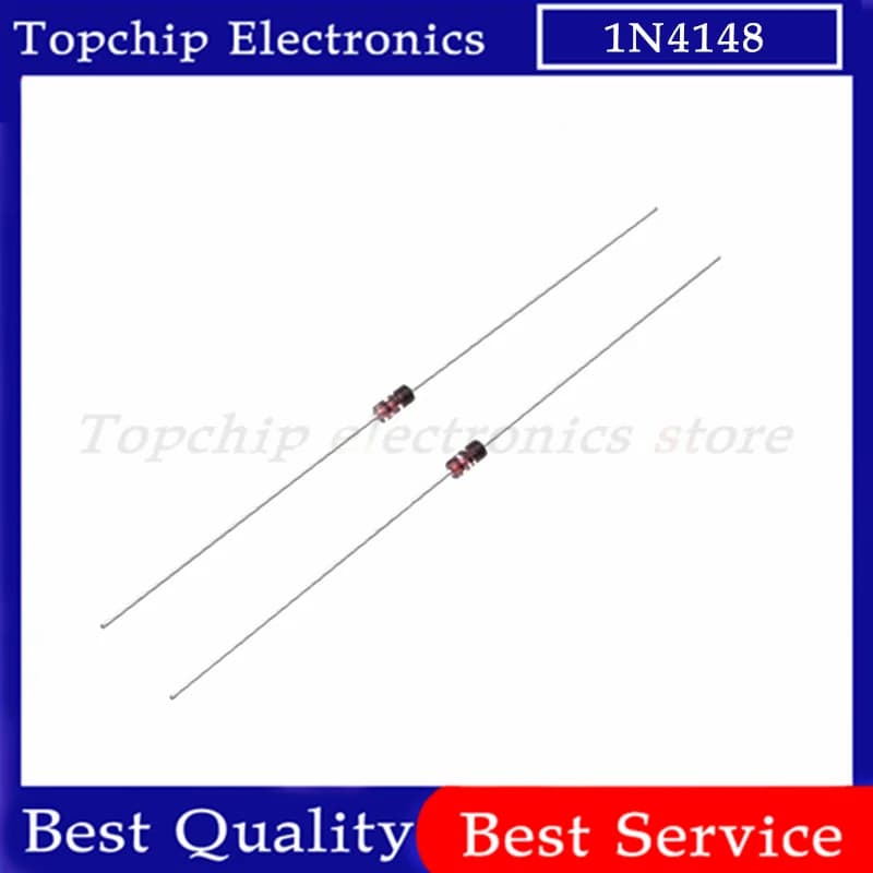 100pcs 1N4148 DO-35 IN4148 Switching Diode
