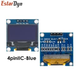 0.96 inch IIC SPI Serial 7/4Pin White/Blue/Yellow Blue/Yellow OLED Display Module SSD1306 12864 LCD Screen Board for Arduino