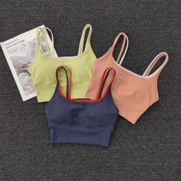 Women Breathable Sports Bra Shockproof Fitness Tops Push Up Gym Crop Top Brassiere Sport Bras Gym Workout Top Seamless Yoga Bra