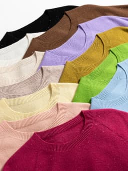 SuyaDream, 100%Merino Wool Pullovers for Woman, Round Neck, Short Sleeved Sweaters, 2025 Fall Winter Soft Warm Top, Pink, Olive