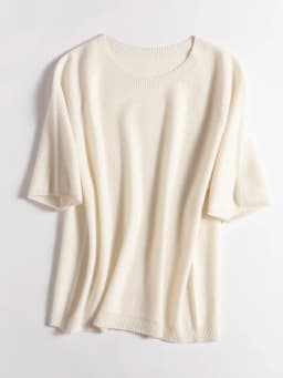SuyaDream, 100%Merino Wool Pullovers for Woman, Round Neck, Short Sleeved Sweaters, 2025 Fall Winter Soft Warm Top, Pink, Olive