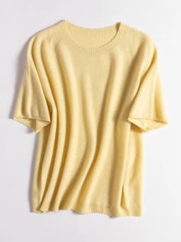 SuyaDream, 100%Merino Wool Pullovers for Woman, Round Neck, Short Sleeved Sweaters, 2025 Fall Winter Soft Warm Top, Pink, Olive