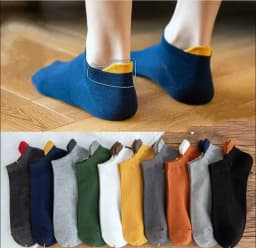 3 Pairs Men's Comfort Fit Cushion Performance Athletic Crew Socks For Outdoor Sports