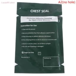 1pc North American Rescue Hyfin Chest Seal Medical Chest Seal Vented Outdoor Emergency First Aid Freeshipping