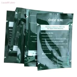 1pc North American Rescue Hyfin Chest Seal Medical Chest Seal Vented Outdoor Emergency First Aid Freeshipping