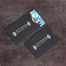 Protect Entire Wallet RFID Blocking NFC Signals Shield Secure for Credit Cards and Passports Protector Card Protector Blocker
