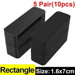 Double Faced Adhesive Patch Car Carpet Fixing Stickers Home Office Foot Mats Carpets Anti Skid Grip Nylon Tape Hook And Loop Pad