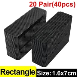 Double Faced Adhesive Patch Car Carpet Fixing Stickers Home Office Foot Mats Carpets Anti Skid Grip Nylon Tape Hook And Loop Pad