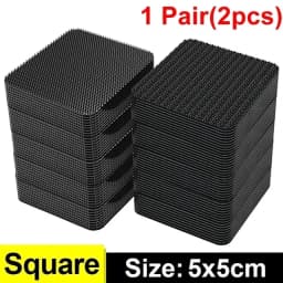 Double Faced Adhesive Patch Car Carpet Fixing Stickers Home Office Foot Mats Carpets Anti Skid Grip Nylon Tape Hook And Loop Pad