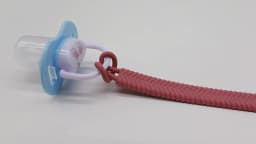 Baby Pacifier Teether Anti Drop Chain Rope Food Grade Silicone One Pacifier Chain Pendant