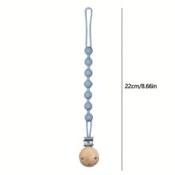 Baby Pacifier Clips Integrated silicone baby pacifier chain Teether Teething Toys Dummy Clip Holder Chain Clip Baby Gift