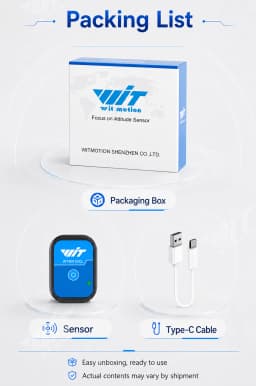 Bluetooth 5.0 Accelerometer Sensor 50m Range WT9011DCL Gyroscope Angle Sensor Electronic Compass Magnetometer Inclinometer