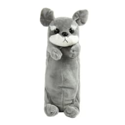 New Kawaii Novelty Simulation 5 Style Cute Dogs Pencil Case Soft Plush School Stationery Pen Bag Gift for Girl Boy Students