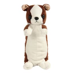 New Kawaii Novelty Simulation 5 Style Cute Dogs Pencil Case Soft Plush School Stationery Pen Bag Gift for Girl Boy Students