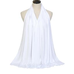 Ramadan Modal Cotton Jersey Hijabs For Woman Long Muslim Shawl Plain Soft Turban Niqab Head Wraps Scarf Women Hijab