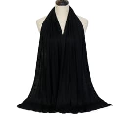 Ramadan Modal Cotton Jersey Hijabs For Woman Long Muslim Shawl Plain Soft Turban Niqab Head Wraps Scarf Women Hijab