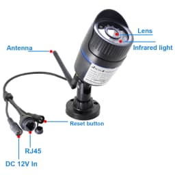 1080P Wifi Bullet Camera IP Cctv Security Wireless Infrared Video Audio Surveillance Outdoor Waterproof Home Cam Ipcam Onvif