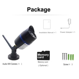 1080P Wifi Bullet Camera IP Cctv Security Wireless Infrared Video Audio Surveillance Outdoor Waterproof Home Cam Ipcam Onvif