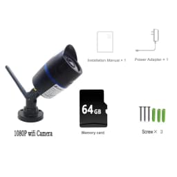 1080P Wifi Bullet Camera IP Cctv Security Wireless Infrared Video Audio Surveillance Outdoor Waterproof Home Cam Ipcam Onvif