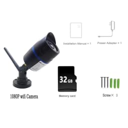 1080P Wifi Bullet Camera IP Cctv Security Wireless Infrared Video Audio Surveillance Outdoor Waterproof Home Cam Ipcam Onvif